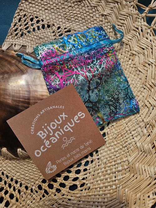 Bracelet "Horizon" : Perle de Tahiti & Rose des vents