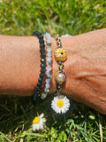 Trio de bracelets perle & cristaux