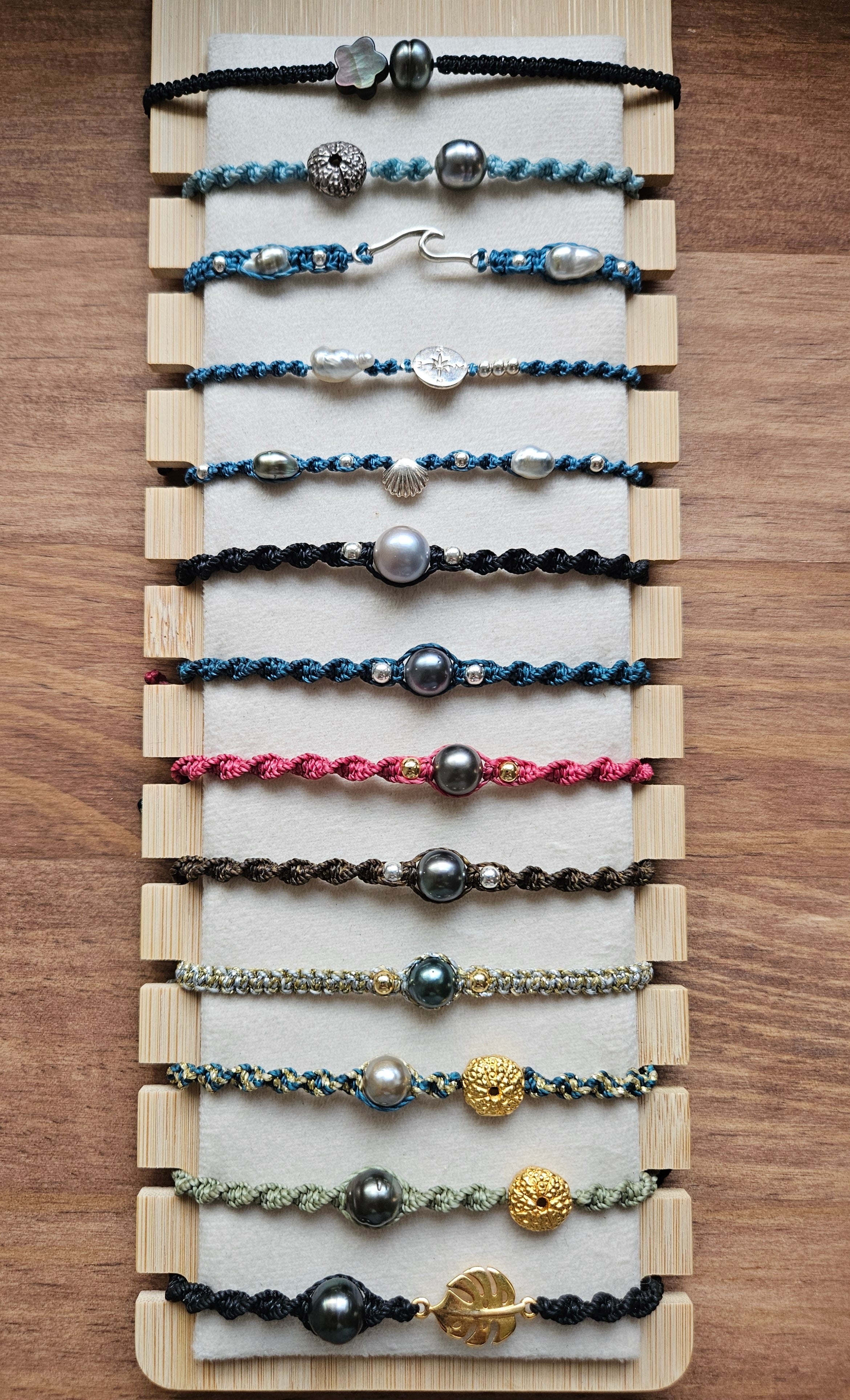 BRACELET PERLE ronde + Fantaisie